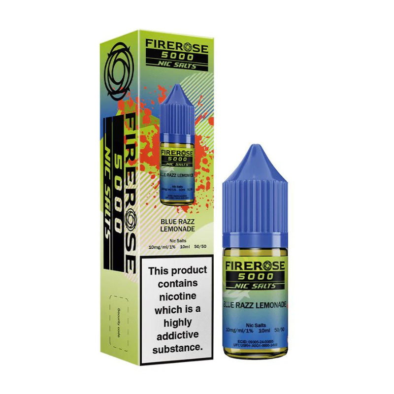 Blue Razz Lemonade By Elux Firerose 5000 10ml Salts