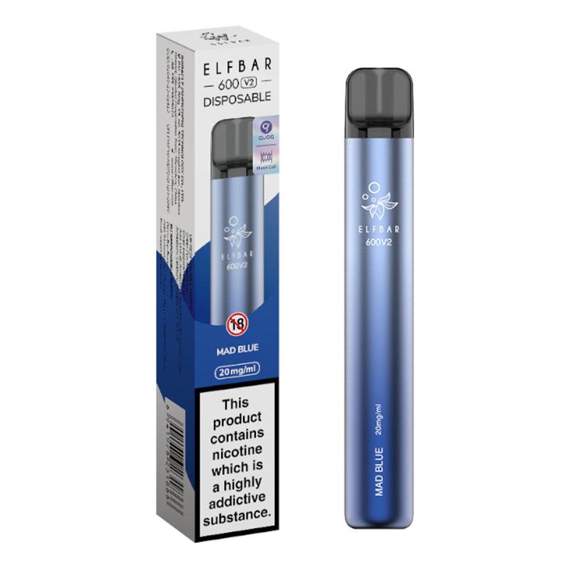 Elf Bar V2 600 Disposable Vape 20mg (out of date)