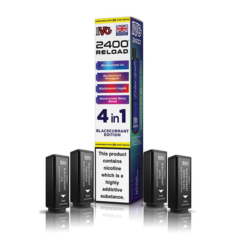 I VG 2400 Reload 4 in 1 Prefilled Replacement Pods