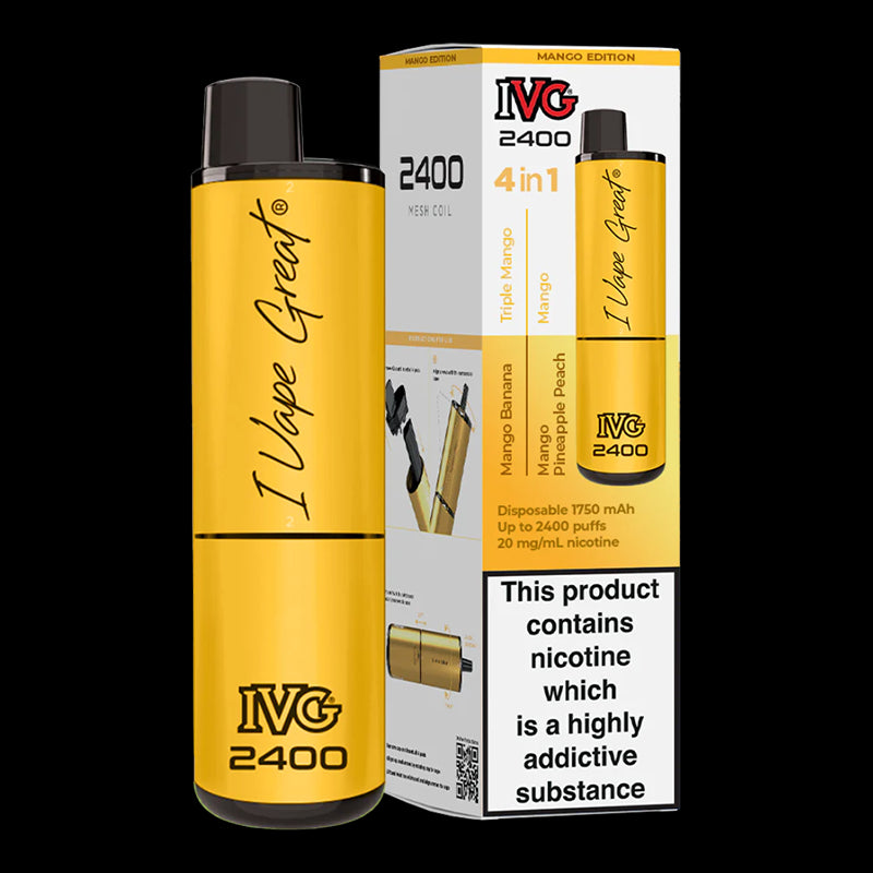 I VG 2400 Puff Multi Flavour Disposable Vape 20mg