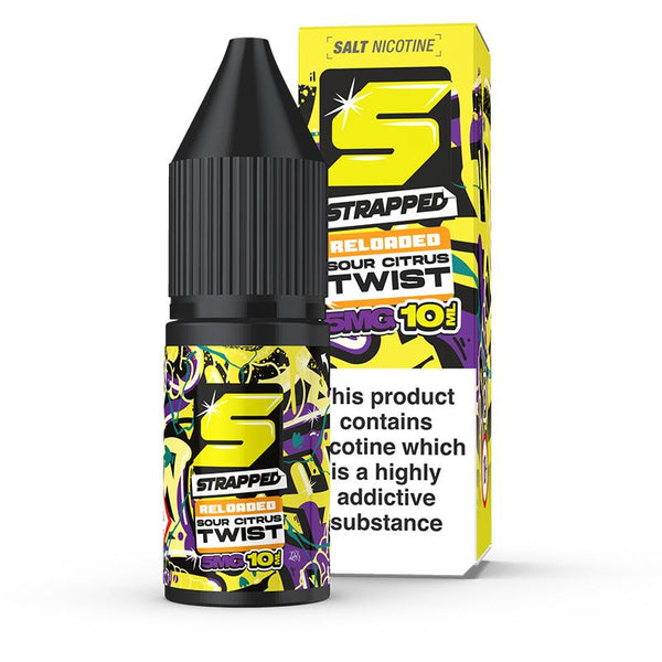 Sour Citrus Twist By Strapped Reloaded Salts 10ml