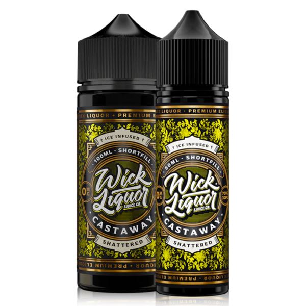 Castaway Shattered By Wick Liquor 0mg Shortfill