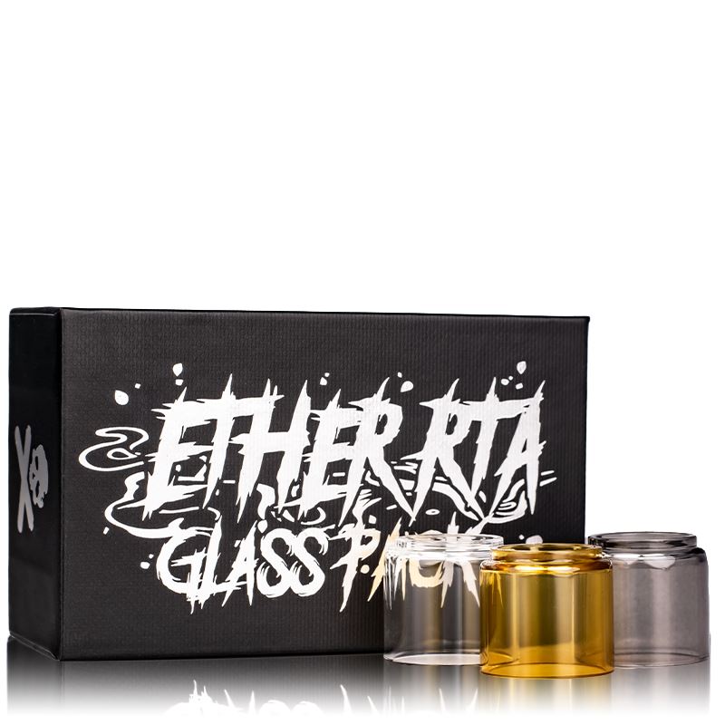 Ether RTA Glass Pack By Suicide Mods - Evolution Vaping