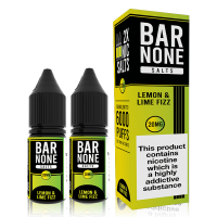Lemon and Lime Fizz By Bar None 10ml Nic Salts Twin Pack