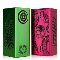 Cthylla Mech Mod By Deathwish Modz in Toxic Green and Hot Pink