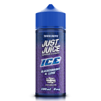 Blackcurrant And Lime Ice By Just Juice Ice 100ml Shortfill