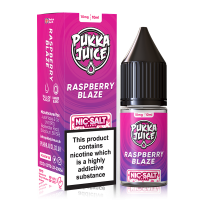 Raspberry Blaze 10ml Nicotine Salt By Pukka Juice