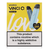 Vinci Q Pod System Twin Set by Voopoo Grey and Blue