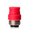 Quantum Boro DripTips By Protocol Vape Tech Rounded in Red Delrin