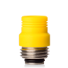 Quantum Boro DripTips By Protocol Vape Tech Rounded in Yellow Delrin