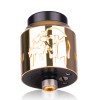 Nightmare 25 RDA vape atomiser by Suicide Mods in Naval Brass with skull engraving