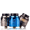 Nightmare 25 RDA vape atomiser by Suicide Mods in various colours with skull engraving