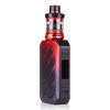 Uwell Crown V Vape Mod kit in red with tank facing right