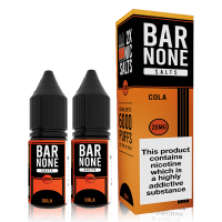 Cola By Bar None 10ml Nic salts Twin Pack