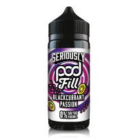 Blackcurrant Passion By Seriously Pod fill 100ml Shortfill