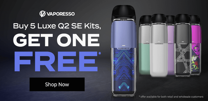 Vaporesso Luxe Q2 SE Offer: Buy 5 Get 1 Free
